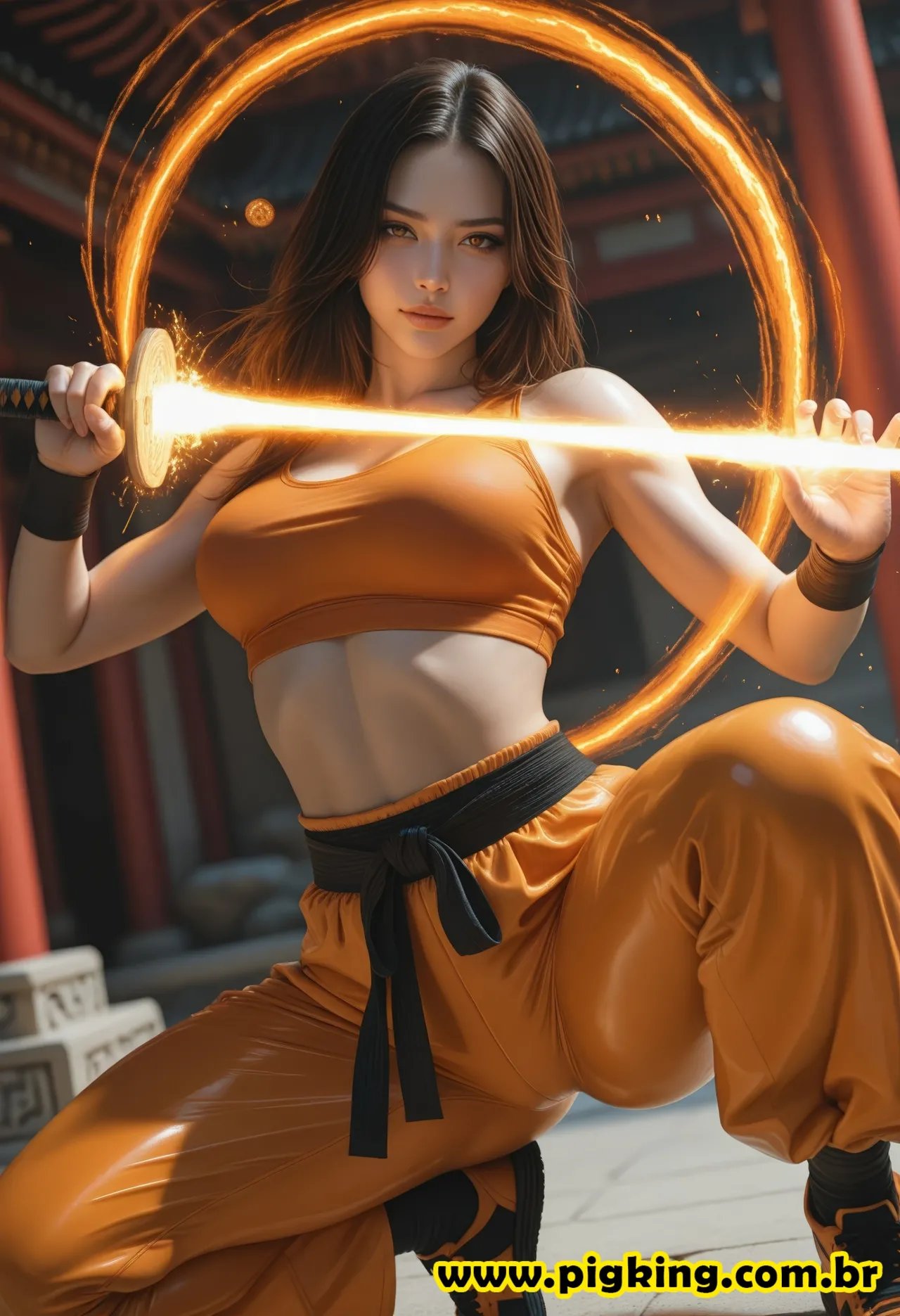 ⚔️✨ Reina Katsuro - The Golden Ascension