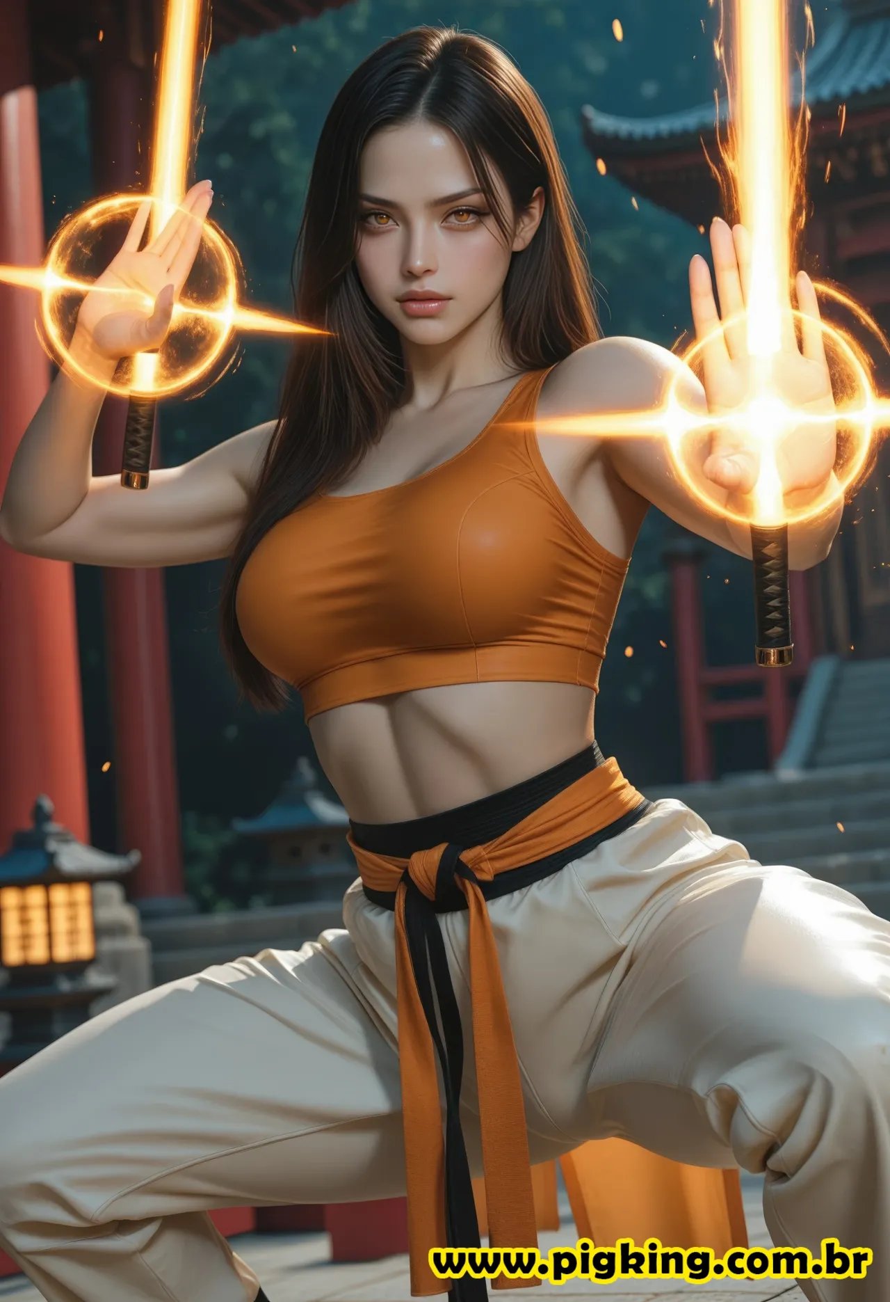 ⚔️✨ Reina Katsuro - The Golden Ascension